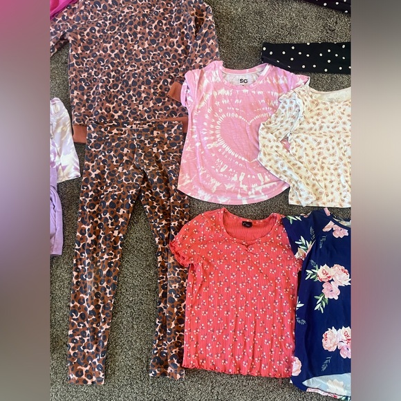 Girls 7/8 7-8 7 8 10-12 10/12 10 12 Lot Bundle Animal Tops Bottoms Shirts Pants - Picture 3 of 10